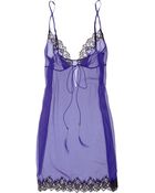 Jenny Packham Lace-trimmed Silk-chiffon Camisole - Lyst