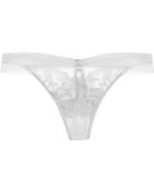 La Perla Embroidered Mesh Thong - Lyst