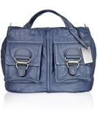 Coccinelle Joan Mat - Calf Leather Front Pockets Handbag - Lyst