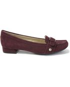 Ellen Tracy Dale Suede Loafers - Lyst