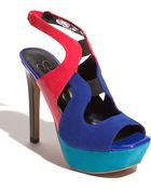 Jessica Simpson Bendie Platform Sandal - Lyst