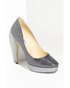 Jimmy Choo Cosmic Glitter Platform Pump - Lyst