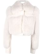 Givenchy Lambskin and Fox Fur Short Jacket - Lyst