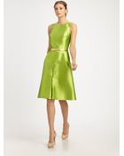 Michael Kors Silk Shantung Dress - Lyst