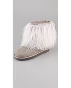 Ugg Short Sheepskin Cuff Boots - Lyst