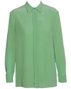 Chloé Crepe Silk Shirt - Lyst