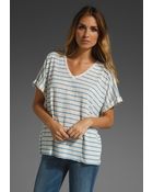 Rag & Bone The Oversized V-neck Tee - Lyst
