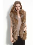 Twelfth Street Cynthia Vincent Arizona Faux Fur Vest - Lyst