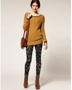 ASOS Collection Asos Leggings in Winter Ikat Print - Lyst