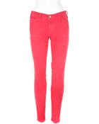 Current/Elliott Velvet The Ankle Skinny Jeans - Lyst