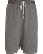 Rick Owens Drop Rise Short - Lyst