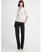 Akris Punto Structured Cotton Shirt - Lyst