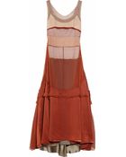 Narciso Rodriguez Silk-mousseline Dress - Lyst