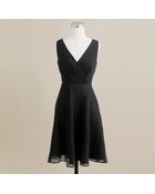 J.Crew Evie Dress in Silk Chiffon - Lyst