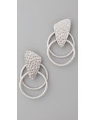Low Luv X Erin Wasson Hammered Loop Earrings - Lyst