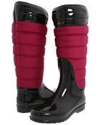 Burberry Quilted Rainboot - Lyst