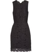 Barneys New York Lace Sheath Dress - Lyst