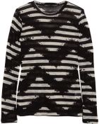 Proenza Schouler Tie-dye Striped Cotton-jersey Top - Lyst