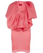 Lanvin Silk-gazar Dress - Lyst