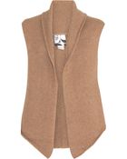Barneys New York Cashmere Vest - Lyst