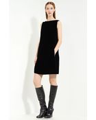 Rick Owens Velvet Dress - Lyst