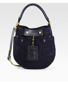 Marc By Marc Jacobs Preppy Nylon & Leather Hillier Hobo - Lyst