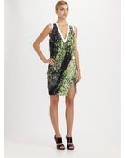 Pringle of Scotland Splash Print Drape Dress - Lyst