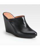 Robert Clergerie Leather Wedge Slide - Lyst