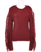 Rodarte x Opening Ceremony Cotton Knit Fringe Pullover - Lyst