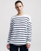 The Row Striped Cashmere Sweater - Lyst