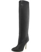 Stella McCartney Grainy Zip-back Knee Boot - Lyst