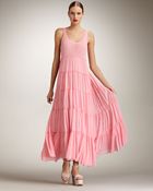 Jean Paul Gaultier Tiered Maxi Dress - Lyst