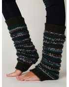 Free People League Stripe Legwarmer - Lyst