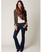 Free People 5-pocket Flare Jean - Lyst