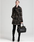 Rachel Zoe Wrap Collar Tie Waist Coat - Lyst