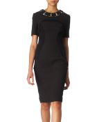 Matthew Williamson Embellished Neck Shift Dress - Lyst