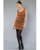 Plastic Island The Helios Ruched Dress - Lyst