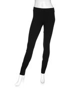 Helmut Lang Seamed Black Leggings - Lyst