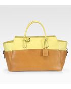 Reed Krakoff Glazed Bridle & Nappa Leather Tote Bag - Lyst