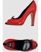 D&G D&g - Pumps with Open Toe - Lyst