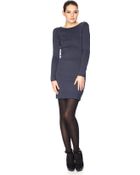 French Connection Crystalise Knit Dress - Lyst