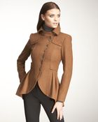 Nanette Lepore Angelic Draped Wool Jacket - Lyst