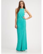 Tibi Silk Crep-De-Chine Gowm - Lyst