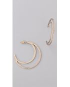Low Luv X Erin Wasson Crescent Shaped Hoop Earrings - Lyst