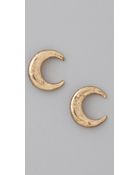 Low Luv X Erin Wasson Crescent Stud Earrings - Lyst
