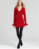 Diane von Furstenberg Hazina V- Neck Long Sleeve Dress - Lyst