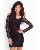 Nasty Gal Lace Cutout Dress - Lyst