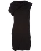 Rick Owens Twisted Dress - Lyst
