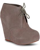 Steve Madden Annnie Wedge Booties - Lyst