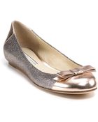 Vera Wang Lavender Flats - Louisa Sparkle Ballet - Lyst
